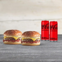 1+1 Εxtreme Cheese και Αναψυκτικό 330ml