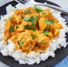Φιλέτο Κοτόπουλο Curry ala Creme Μερίδα