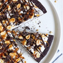 Pizza Διπλή Σοκολάτα Nutella Breadsticks Μεσαία