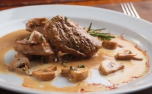 Ψαρονέφρι με Κρέμα Μανιταριών Μερίδα