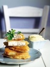 Μπακαλιάρος Τηγανητός με Σκορδαλιά