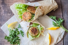 Τορτίγια Falafel