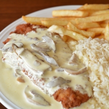 Chicken Σνίτσελ a la Creme