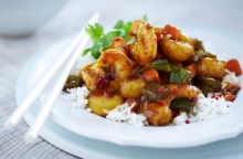 Special Sichuan Γαρίδες Καυτερό