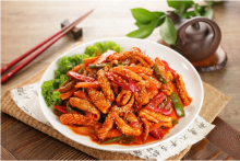 Special Sichuan Καλαμάρι Καυτερό