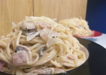 Μακαρόνια με Μανιτάρια a la Creme