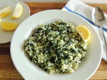 Σπανακόρυζο