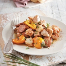 Κοτόπουλο με Πιπεριές