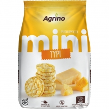 Agrino Mini Ρυζογκοφρέτες Cheese 50gr