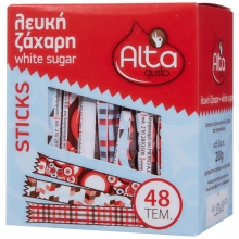 Alta Λευκή Ζάχαρη Sticks 48τμχ