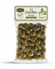 Asterios Ελιές Πράσινες με Ρίγανη Χαλκιδικής σε Vacuum 250gr