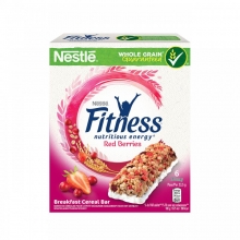 Fitness Μπάρες Red Berries 6τμχ