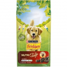Friskies Nutri Soft Ξηρά Τροφή Σκύλου Βοδινό 1.5kg