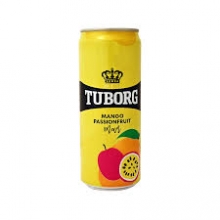 Tuborg Soda Mango and Passionfruit Mix 330ml