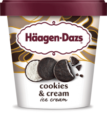Haagen Dazs Cookies and Cream