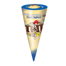MnMs Vanilla Cone