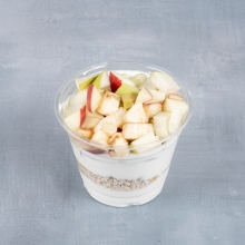 Γιαούρτι με Φρέσκα Φρούτα Μέλι και Βρώμη