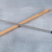 Μεταλλικό Καλαμάκι με Βουρτσάκι και Αποσπώμενο Στόμιο Σιλικόνης