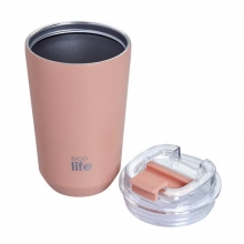 Ecolife Ποτήρι Θερμός Pure Pink 375ml