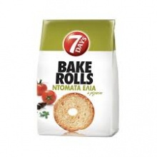 7Days Bake Rolls Ντομάτα, Ελιά και Ρίγανη 150gr