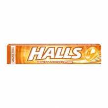 Halls Καραμέλες Honey and Lemon χωρίς Ζάχαρη 32gr