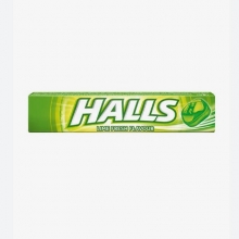 Halls Καραμέλες Lime χωρίς Ζάχαρη 32gr