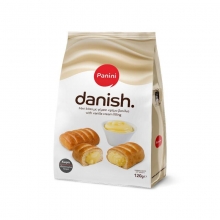 Panini Danish Mini Bites με Γέμιση Κρέμα Βανίλια 120gr