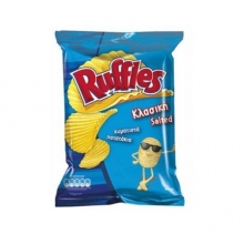Tasty Ruffles Πατατάκια με Αλάτι 90gr