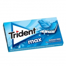 Trident Max Τσίχλες Peppermint χωρίς Ζάχαρη 22gr