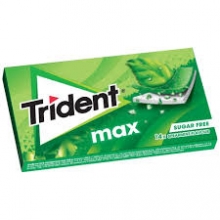 Trident Max Τσίχλες Spearrmint χωρίς Ζάχαρη 22gr