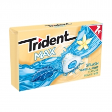 Trident Max Τσίχλες Splash Vanilla and Mint χωρίς Ζάχαρη 22gr