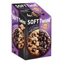 Βιολάντα Μπισκότα Soft Twins Κακάο και Βανίλια με Σοκολάτα 160gr