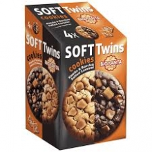 Βιολάντα Μπισκότα Soft Twins Κακάο και Βανίλια με Salted Caramel 160gr