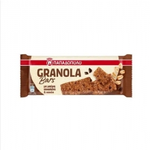 Παπαδοπούλου Μπάρα Δημητριακών Granola με Μαύρη Σοκολάτα 42gr