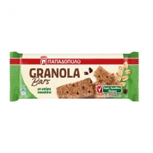 Παπαδοπούλου Μπάρα Δημητριακών Granola με Μαύρη Σοκολάτα χωρίς Ζάχαρη 42gr