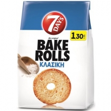 7 Days Bake Rolls Κλασικά 160gr