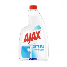 Ajax Τζαμιών Crystal Clean Ανταλλακτικό 750ml