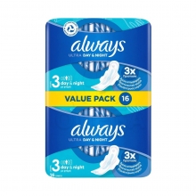 Always Ultra Night Value Pack 16τμχ