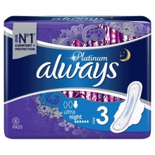 Always Ultra Platinum Night 6τμχ