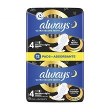 Always Ultra Platinum Night Value Pack 12τμχ