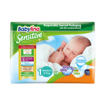 Babylino Πάνες Sensitive N1 28τμχ
