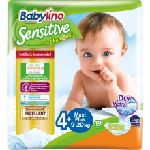 Babylino Πάνες Sensitive N4+ 19τμχ
