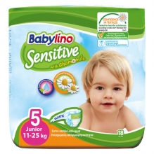 Babylino Πάνες Sensitive N5 18τμχ