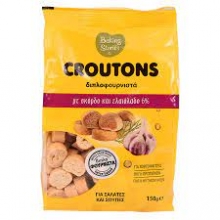 Baking Stories Croutons Σκόρδο και Ελαιόλαδο 150gr