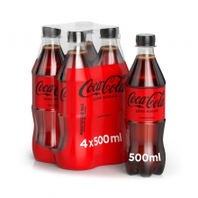 Coca-Cola Zero 4x500ml
