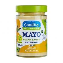 Condito Vegan The Green Line Mayo Sauce Μουστάρδα χωρίς Γλουτένη 280gr