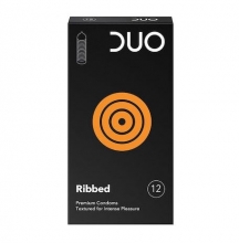 DUO Προφυλακτικά με Ραβδώσεις 12τμχ
