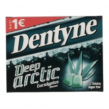 Dentyne Τσίχλες Ευκάλυπτος 16.8gr