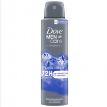 Dove Spray Men Advanced Cool Fresh 150ml