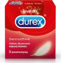 Durex Προφυλακτικά Sensitive 3τμχ